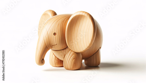 wooden toy elephant
