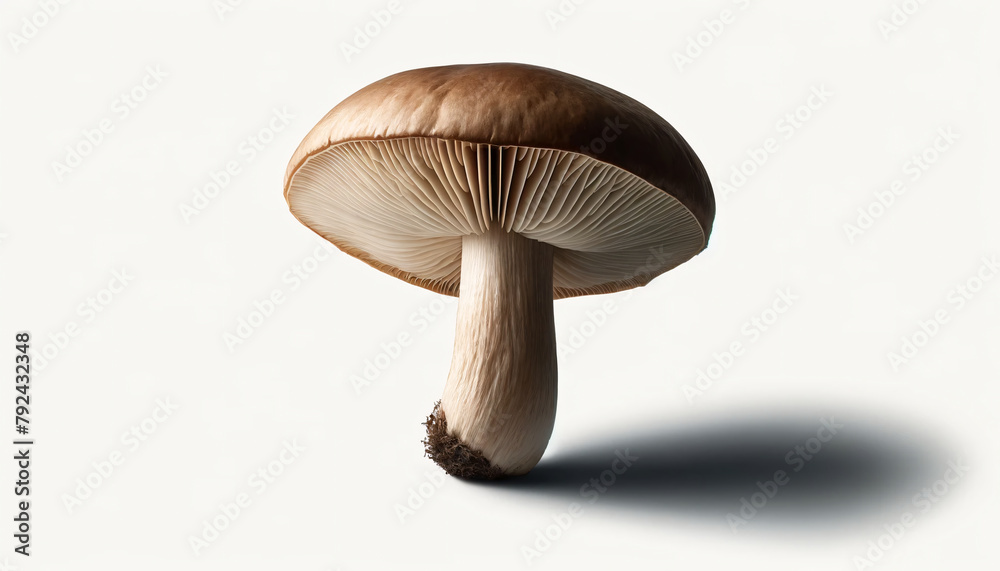 mushroom with a prominent cap and detailed gills mushroom with a prominent cap and detailed gills