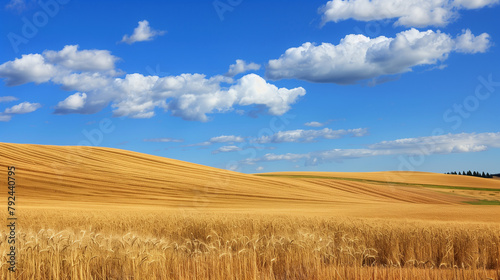 Palouse wheat fields