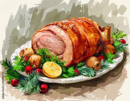 Roast Pork, New Year
