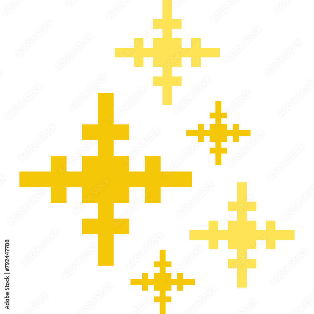 Obraz premium Sparkle Pixel Art