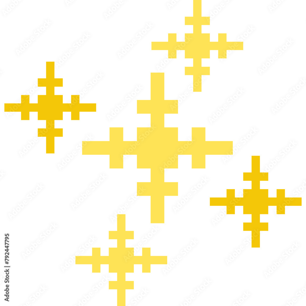 Fototapeta premium Sparkle Pixel Art