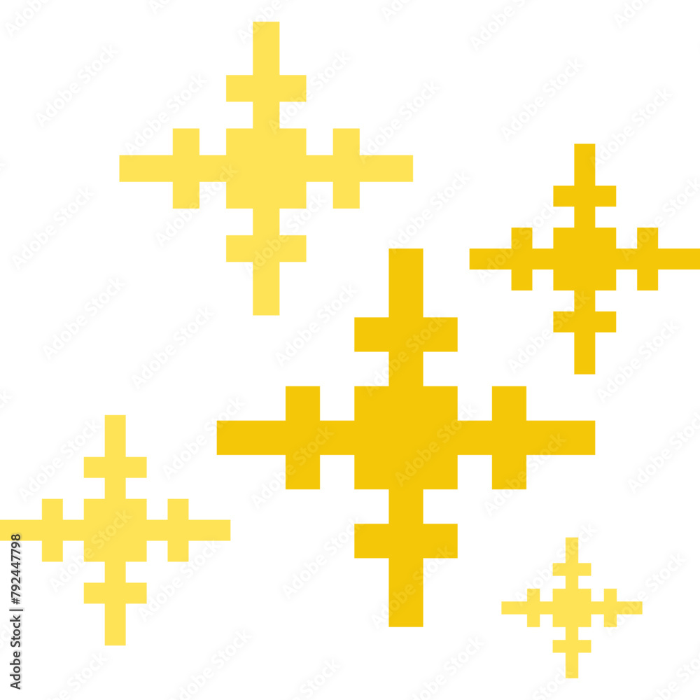 Obraz premium Sparkle Pixel Art