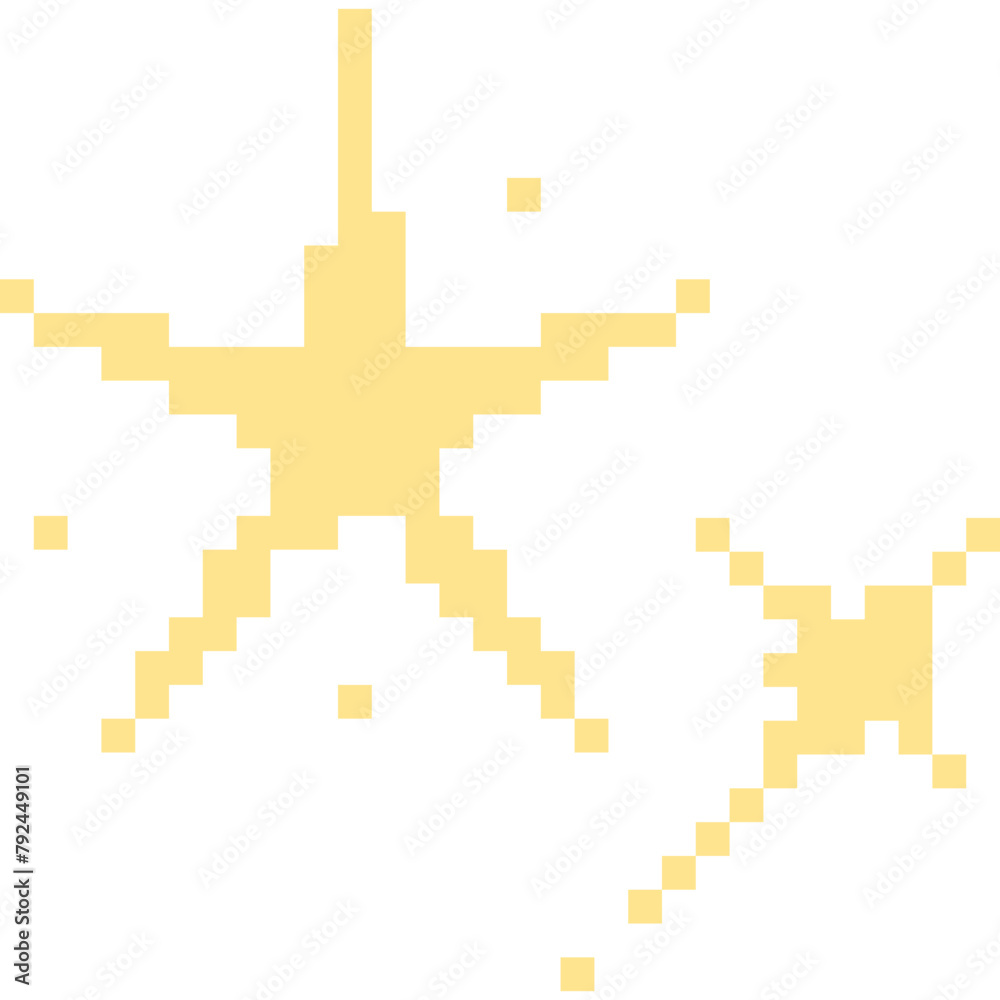 Obraz premium Sparkle Pixel Art