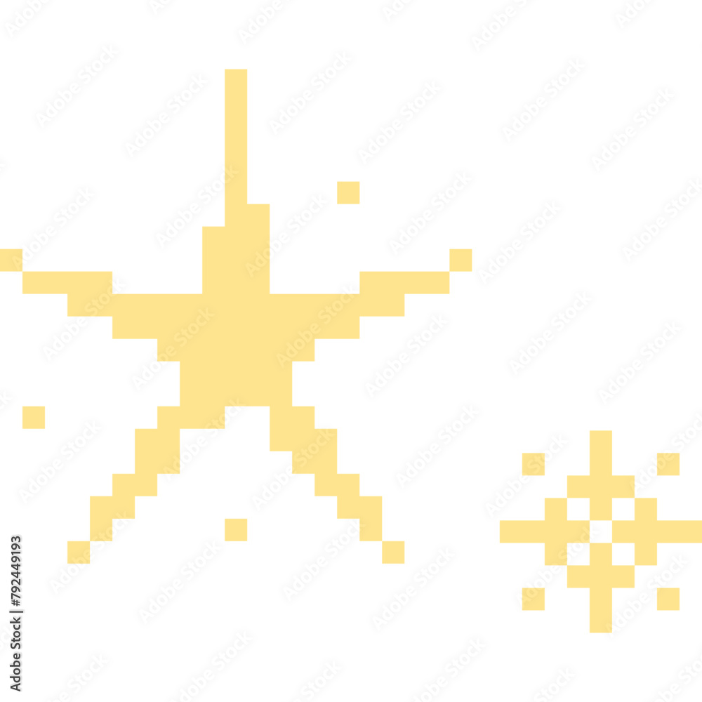 Obraz premium Sparkle Pixel Art