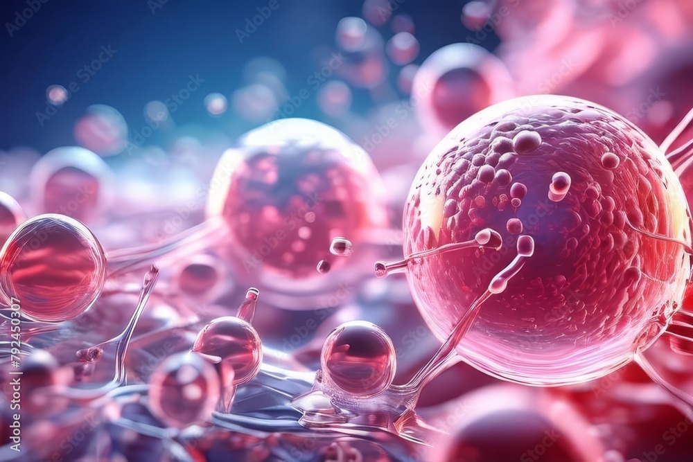 a Microbiology And Virology Concept - 3d Rendering a Microbiology And Virology Concept - 3d Rendering