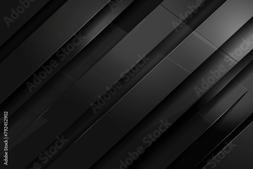 Modern Black Background Line Light Abstract - generative ai
