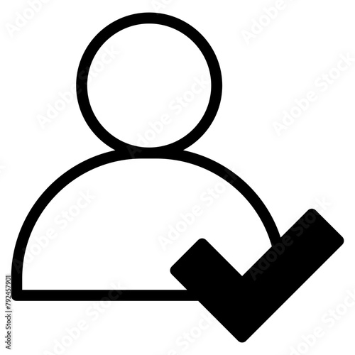 people with checkmark icon