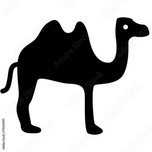 Camel Glyph Icon