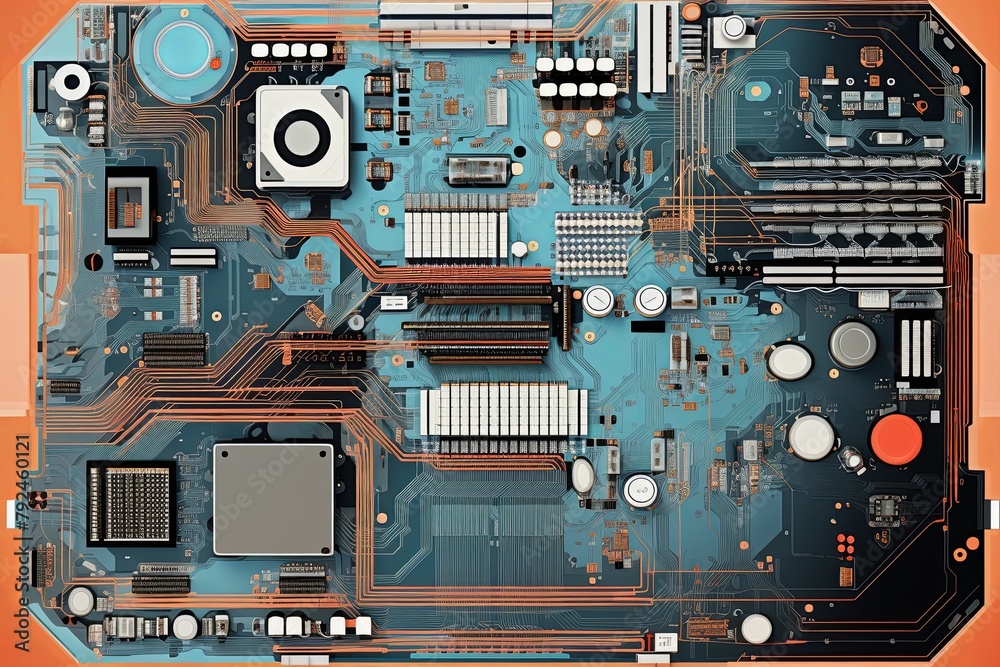 Electronic Circuit Board Layout Masterpieces: Stunning Schematic ...