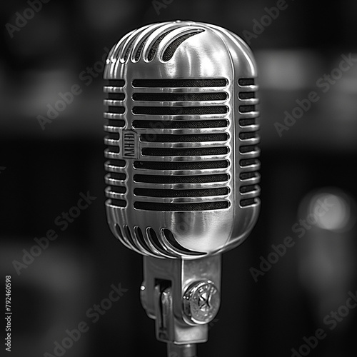 vintage microphone