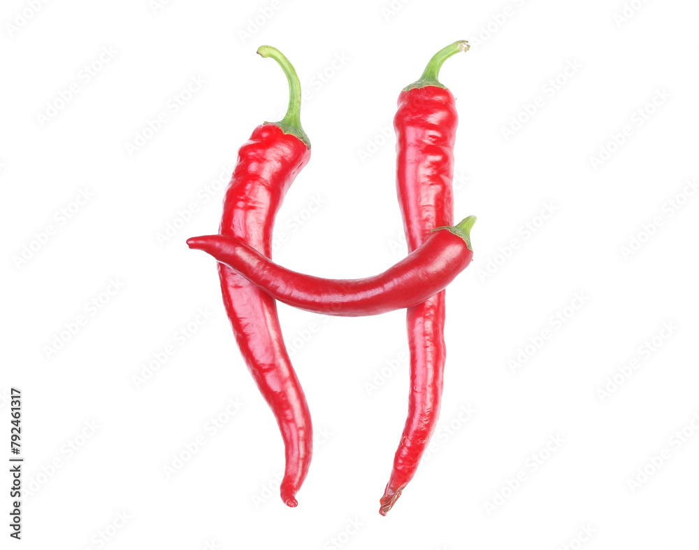 Red hot chili pepper isolated Red hot chili pepper isolated