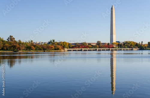 The Washington Monument Obelisk on the National Mall in D.C.