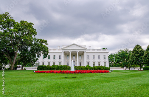 The White House, Official Residence and Workplace of the President of the United States, Located at 1600 Pennsylvania Avenue NW in Washington, D.C. photo