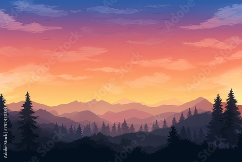Sunset Gradients: Late Afternoon Scene Setters for Stunning Video Backgrounds photo