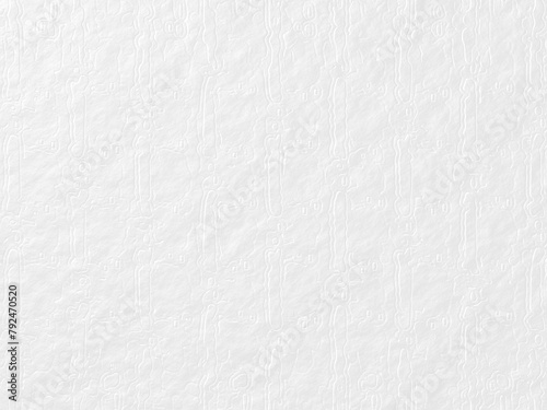 Fototapeta Naklejka Na Ścianę i Meble -  Abstract clean white texture wall 3d rendering illustration. Rough structure surface as paper, plaster or cement background for text space creative design artwork.