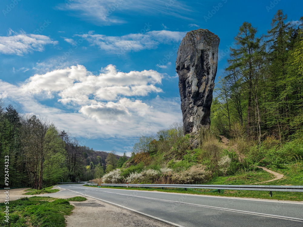Hercules' Club in Ojców National Park, Poland.
