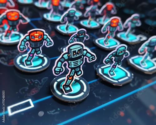 A colony of tiny robots, equipped with miniature weights and treadmills, swarmed a miniature replica of the human body, meticulously planning an exercise routine that targeted every muscle group photo