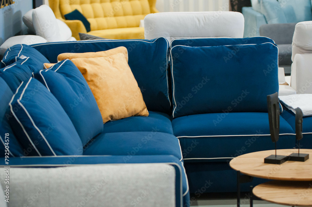 Fototapeta premium Meble, sofy i narożniki, aranżacje wnętrz