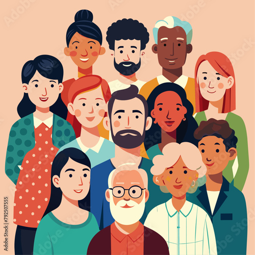 Group of people in diversity