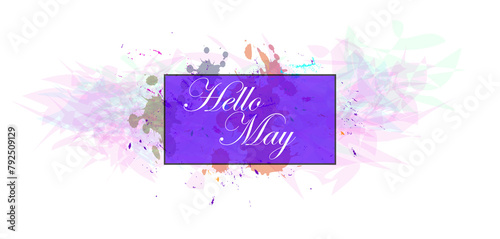 Hello May has Beautiful Design and Beautiful Background