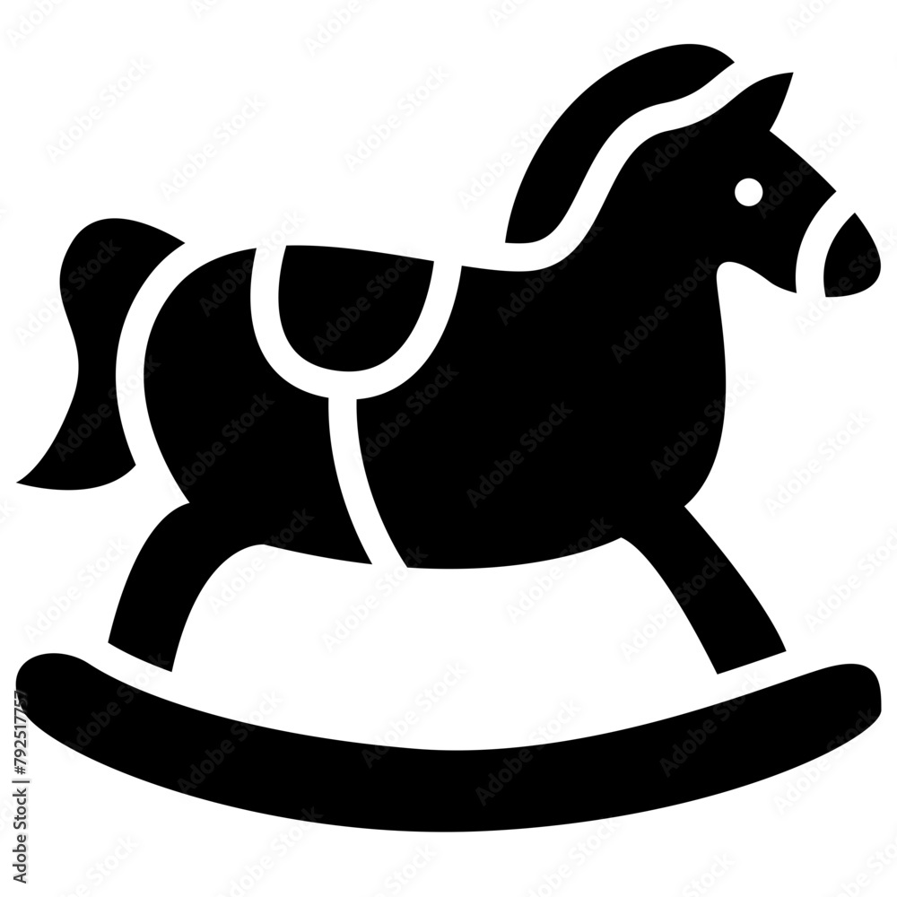 Cockhorse Glyph Icon Cockhorse Glyph Icon
