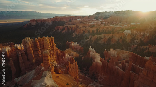 Beautiful view of one of the Utah Bryce Canyon