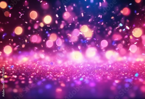 'neon confetti explosion tiny background sparkles bokeh particles swirl Magical generative ai space galaxy nebula star universe sky night astronomy supernova cosmos light science fantasy planet s'