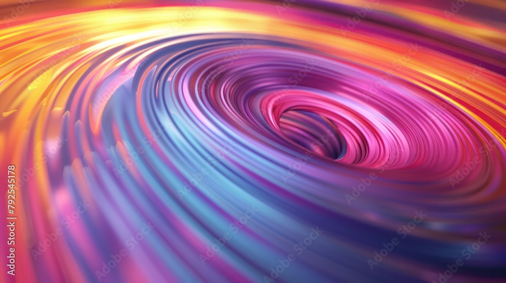 Obraz premium Vibrant Swirling Abstract