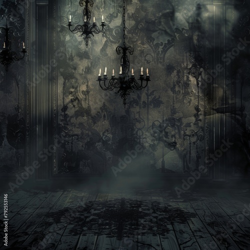 scary gothic style halloween background