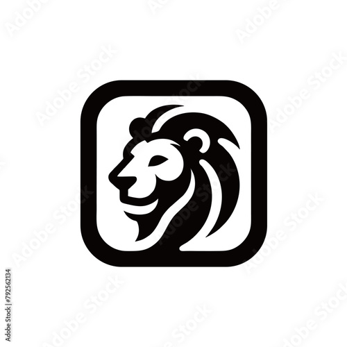 Lion icon logo