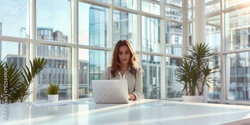 A young mixed-race entrepreneur writes in a notepad while using a laptop at a table in her office. Serious Hispanic businessperson using laptop to write journal entry in corporation. Free Download A young mixed-race entrepreneur writes in a notepad while using a laptop at a table in her office. Serious Hispanic businessperson using laptop to write journal entry in corporation. - GFXLoad