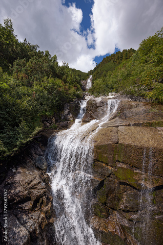 Waterfall near Schlegeis Reservoir