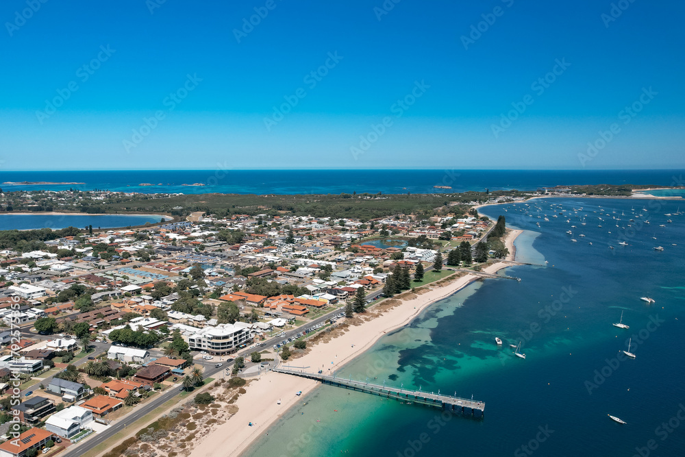 The seaside suburb of Rockingham in Perth