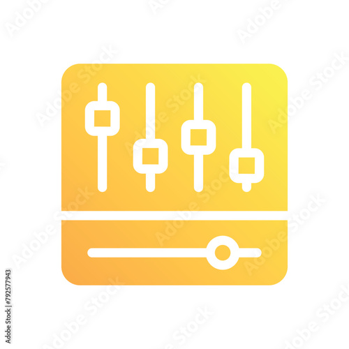 Equalizer vector icon