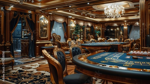 VIP and High Roller Areas: An image showing the opulence of a high roller room in a casino © MAY