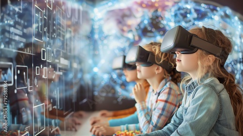 Future of Education Envision the future of education with advances in digital learning, personalized learning experiences, and lifelong learning opportunities Consider how technology will reshape trad photo