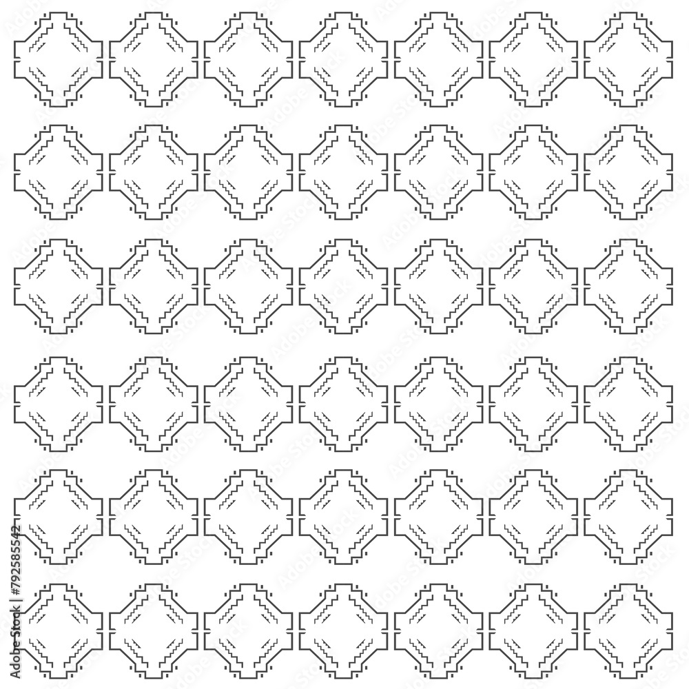 Fototapeta premium GEOMETRIC DESIGN ORNAMENTAL AZTECS PATTERN TEXTURE BACKGROUND VECTOR