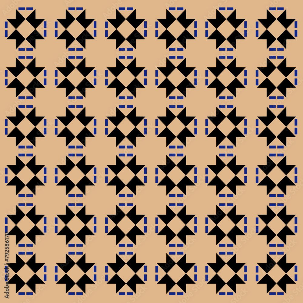 Fototapeta premium GEOMETRIC DESIGN ORNAMENTAL AZTECS PATTERN TEXTURE BACKGROUND VECTOR