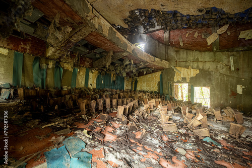 The abandoned and rotten theater