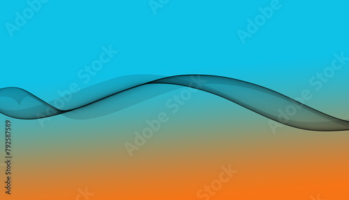 Gradient Abstract Background With Lines