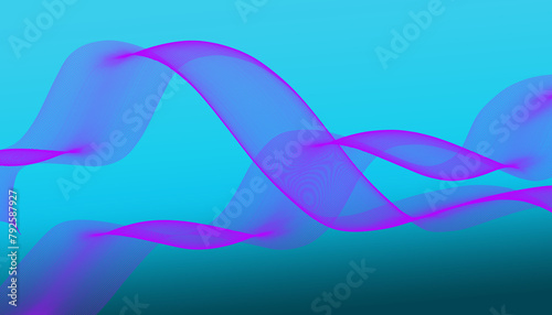 Gradient Abstract Background With Lines