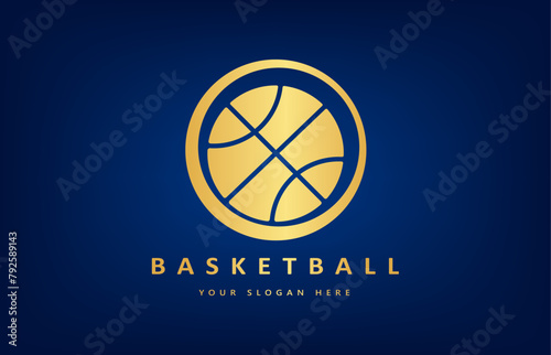 Basketball logo vector. Sport design