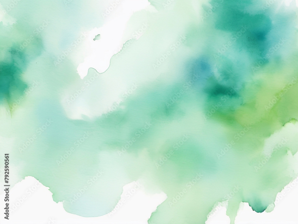 Obraz premium watercolor background or watercolor texture and painted watercolor splashes ai generative