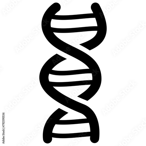 DNA Glyph Icon