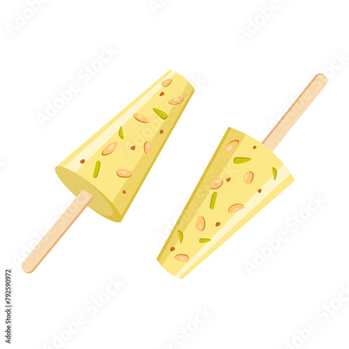 Kulfi is a traditional Indian frozen dessert (Indian ice cream)
