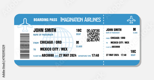 Ticket to Mexico City, Mexico