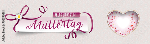 Alles Liebe zum Muttertag Banner