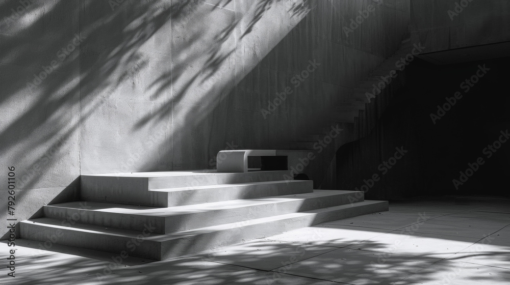 Minimal 3d render calm space shadow overlay Minimal 3d render calm space shadow overlay