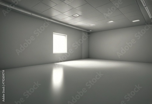 room 3d abstract template Wall defocused Light background clean subtle empty smooth White illustration floor